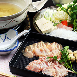 川俣シャモの鍋