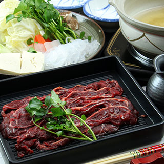 馬肉のしゃぶしゃぶ